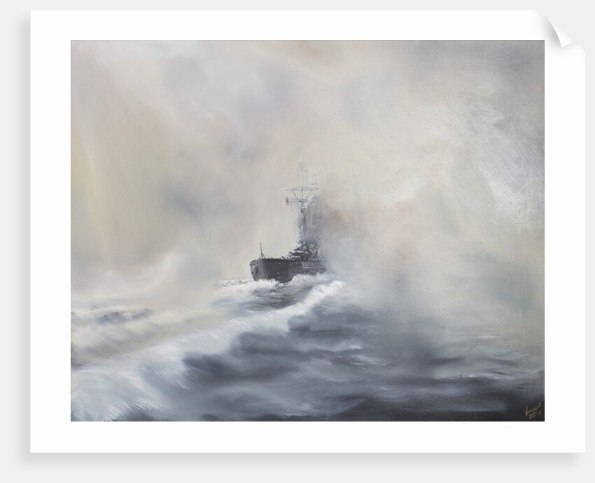 Bismarck evades her pursuers May 25th 1941, 2005 by Vincent Alexander Booth