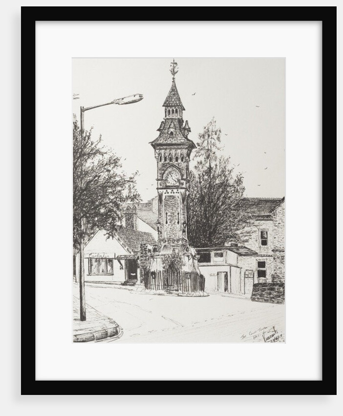 Clock Tower Hay on Wye, 2007 by Vincent Alexander Booth