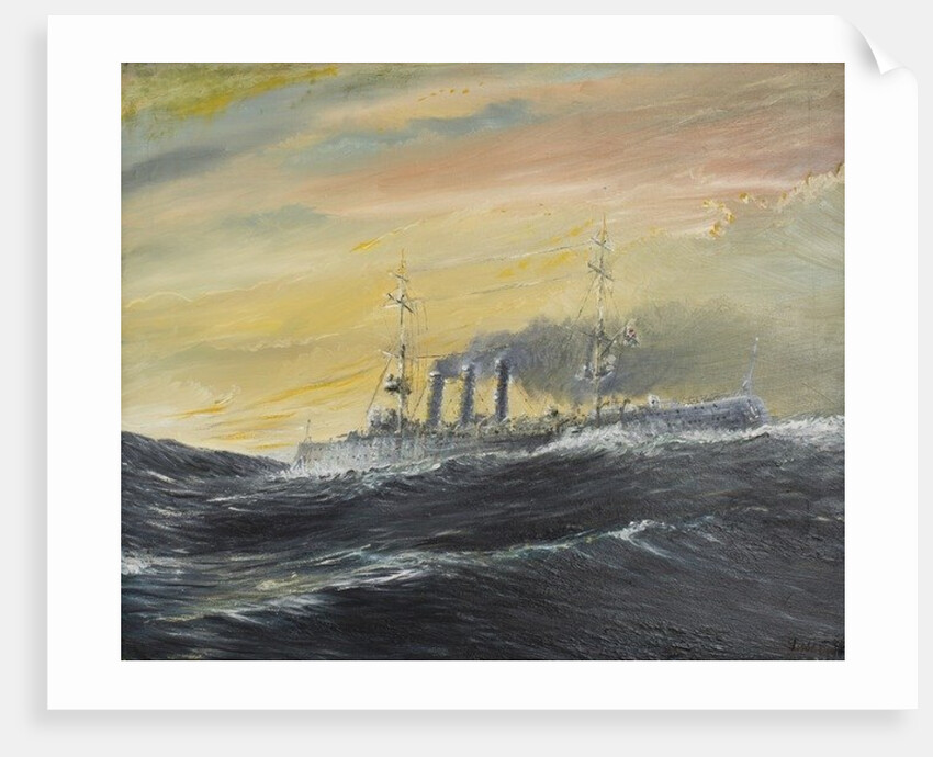 Emden rides waves of the Indian Ocean 1914, 2011 by Vincent Alexander Booth