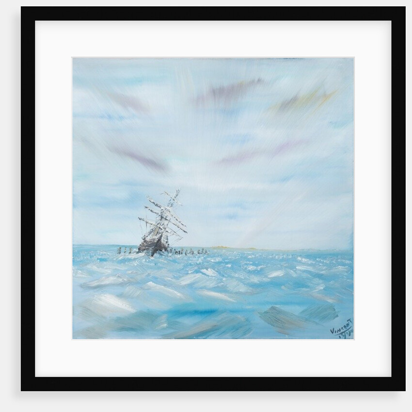 Endurance trapped by Antarctic Ice, 2014 by Vincent Alexander Booth