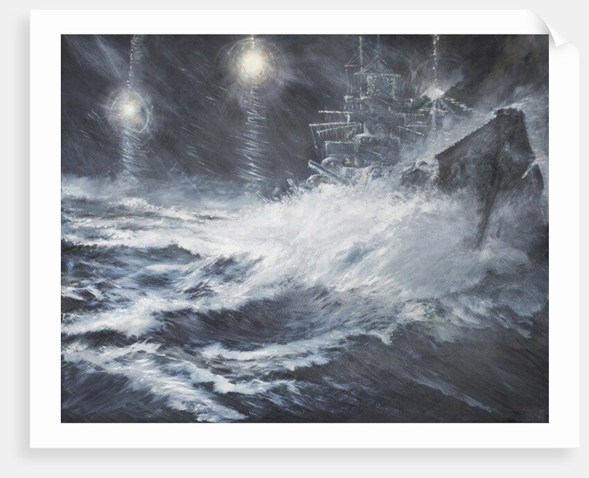 Surprised By Starshell Scharnhorst at North Cape, 2008 by Vincent Alexander Booth