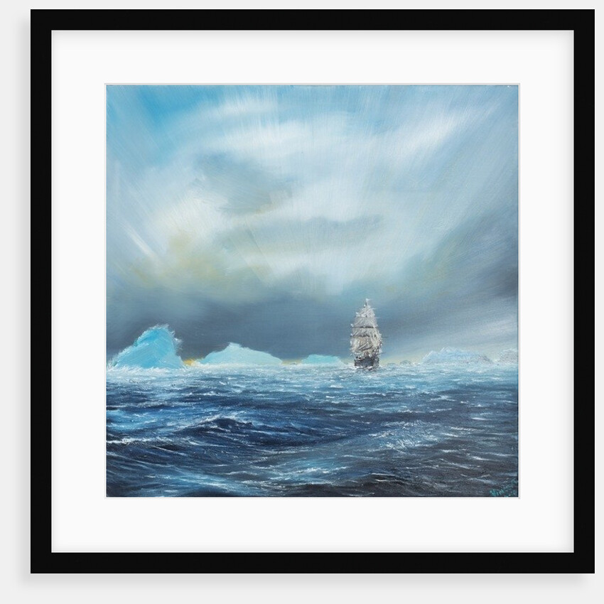 Ice Dominion, Terra Nova passes Ice Burgs, 2014 by Vincent Alexander Booth