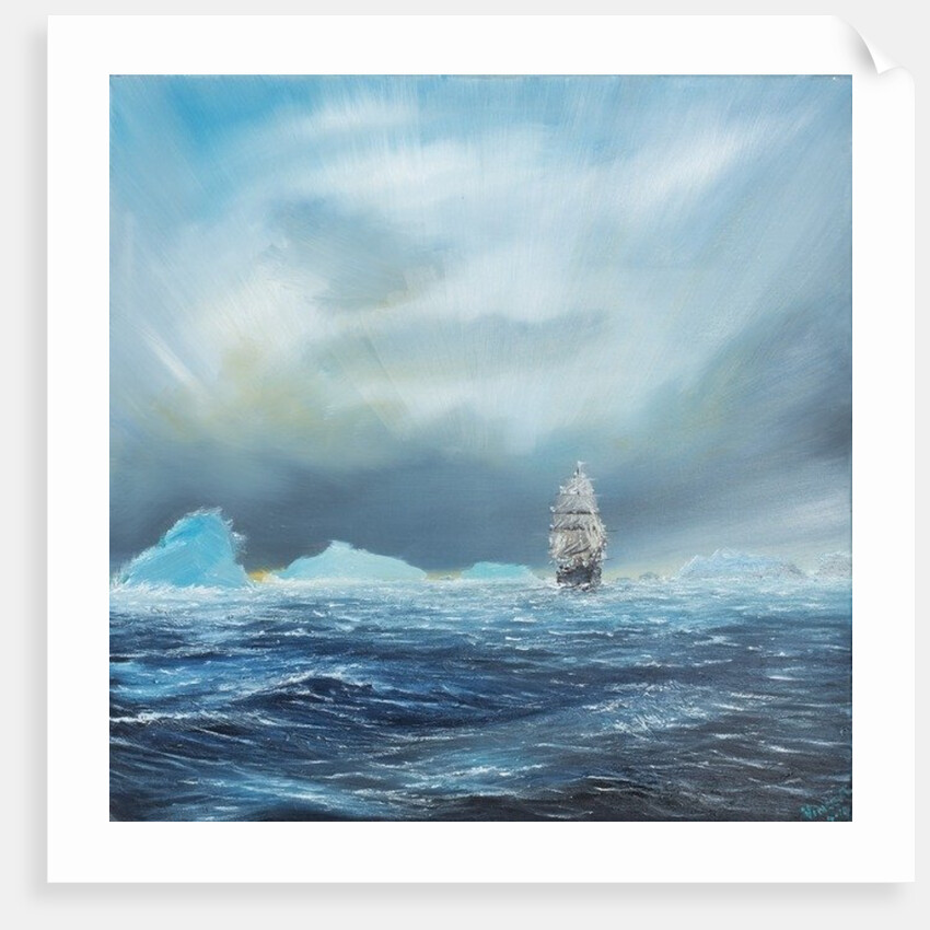 Ice Dominion, Terra Nova passes Ice Burgs, 2014 by Vincent Alexander Booth