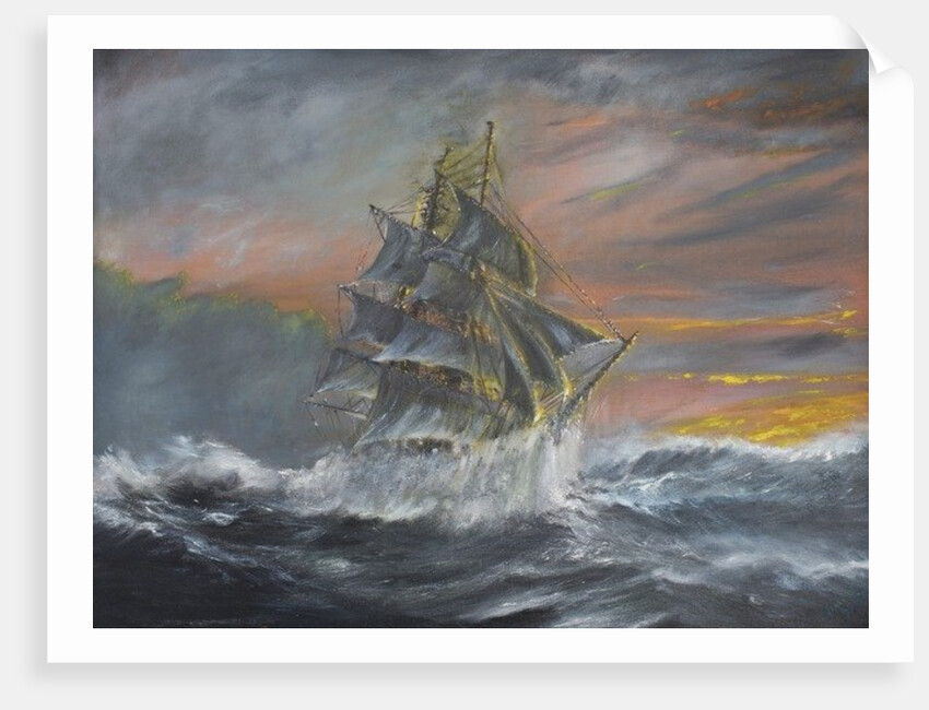 Terra Nova in fierce Gale at dawn Dec 2nd 1910, 2007 by Vincent Alexander Booth