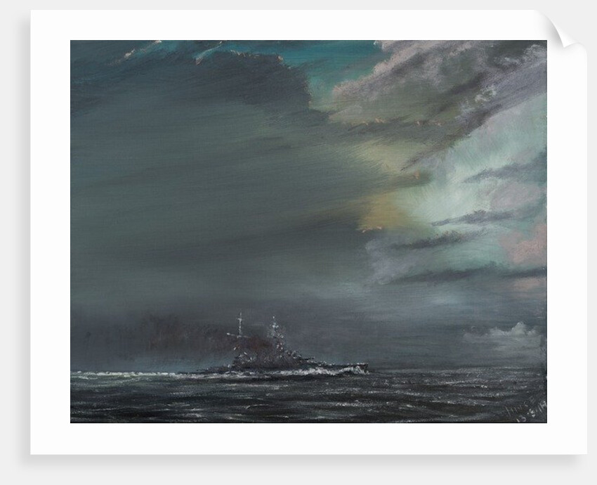 HMS Hood 1941, 2014 by Vincent Alexander Booth