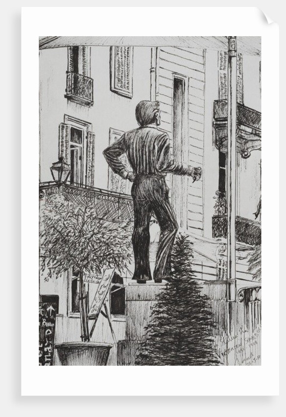 Statue at Cannet, 2014 by Vincent Alexander Booth