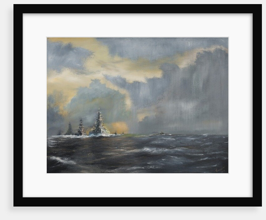 Japanese fleet in Pacific 1942, 2013 by Vincent Alexander Booth