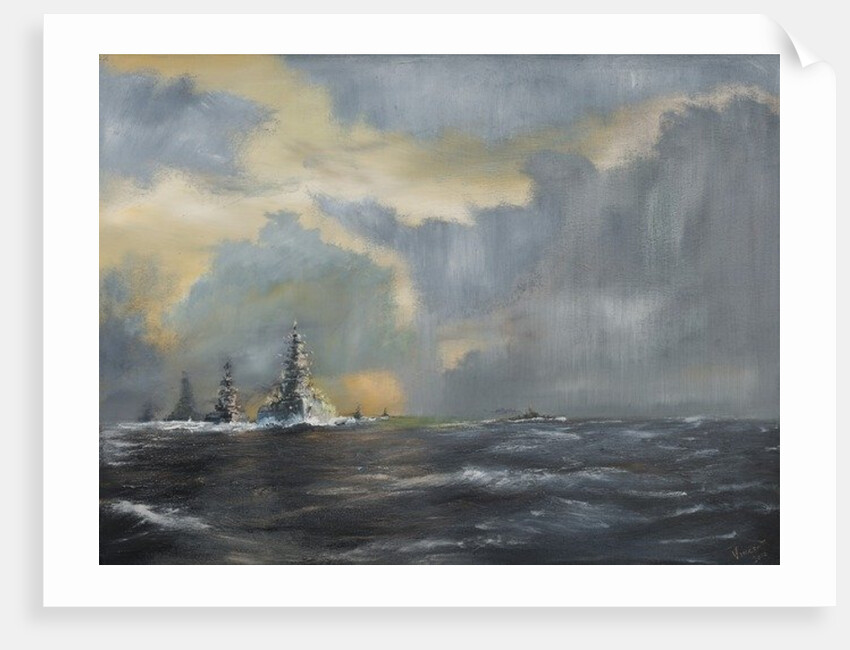 Japanese fleet in Pacific 1942, 2013 by Vincent Alexander Booth