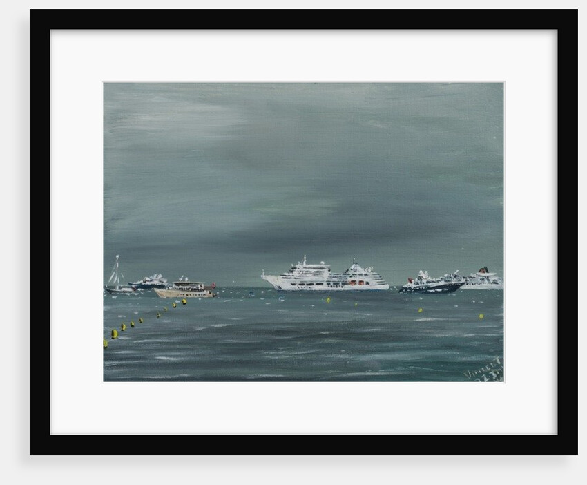 Ships and boats at Cannes, 2014 by Vincent Alexander Booth