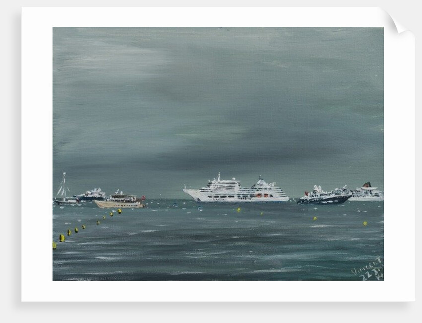 Ships and boats at Cannes, 2014 by Vincent Alexander Booth