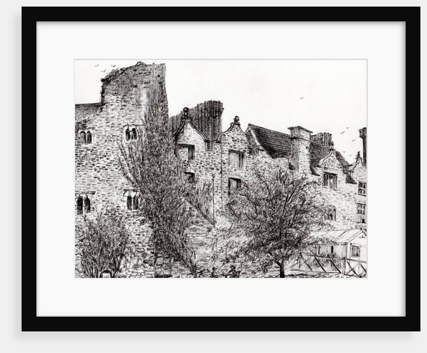 Castle ruin Hay on Wye, 2007 by Vincent Alexander Booth