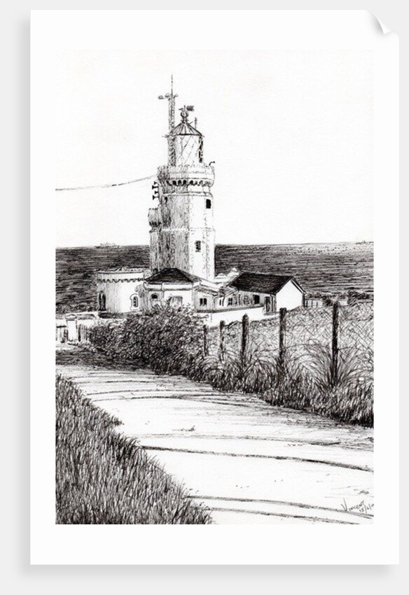 Lighthouse Isle of Wight, 2010 by Vincent Alexander Booth