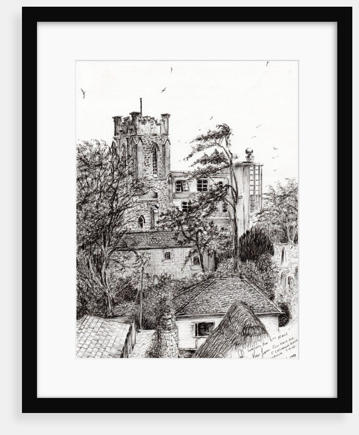 View from St Catherines school Ventnor I.O.W., 2011 by Vincent Alexander Booth