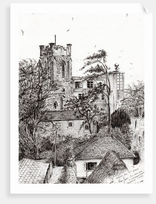 View from St Catherines school Ventnor I.O.W., 2011 by Vincent Alexander Booth