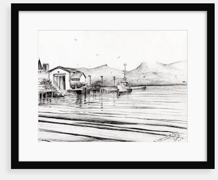 Customs boat at Oban, 2007 by Vincent Alexander Booth