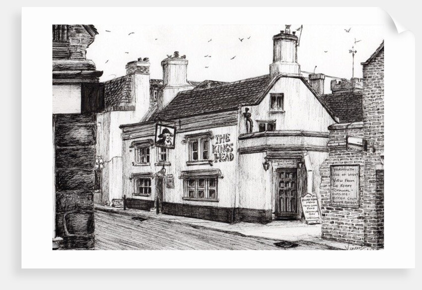 The Kings Head Yarmouth, 2008 by Vincent Alexander Booth