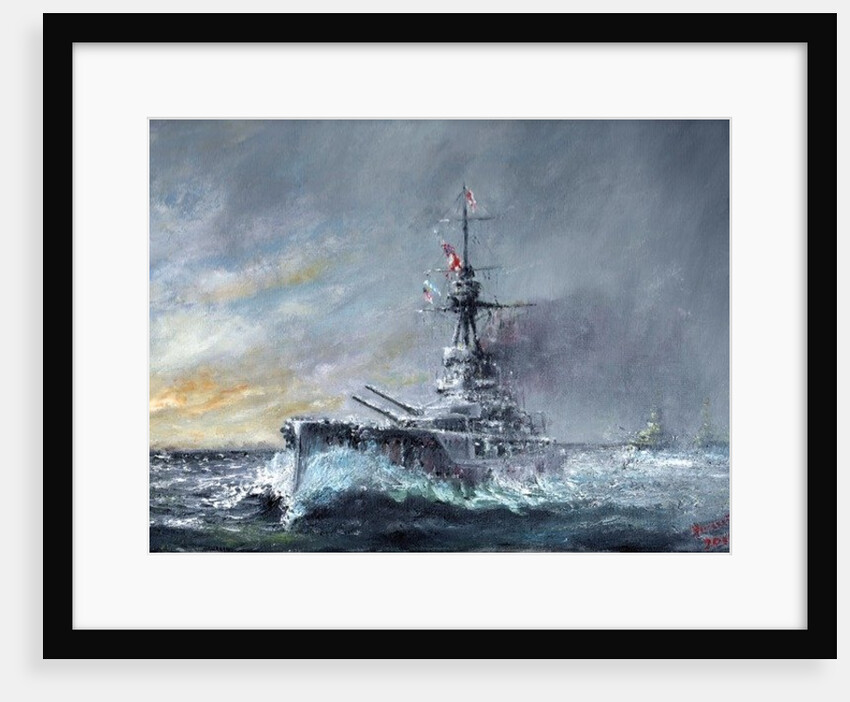 Equal-Speed-Charlie-London, HMS Iron Duke signals at Jutland 1916, 2015 by Vincent Alexander Booth