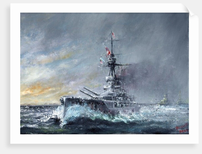 Equal-Speed-Charlie-London, HMS Iron Duke signals at Jutland 1916, 2015 by Vincent Alexander Booth
