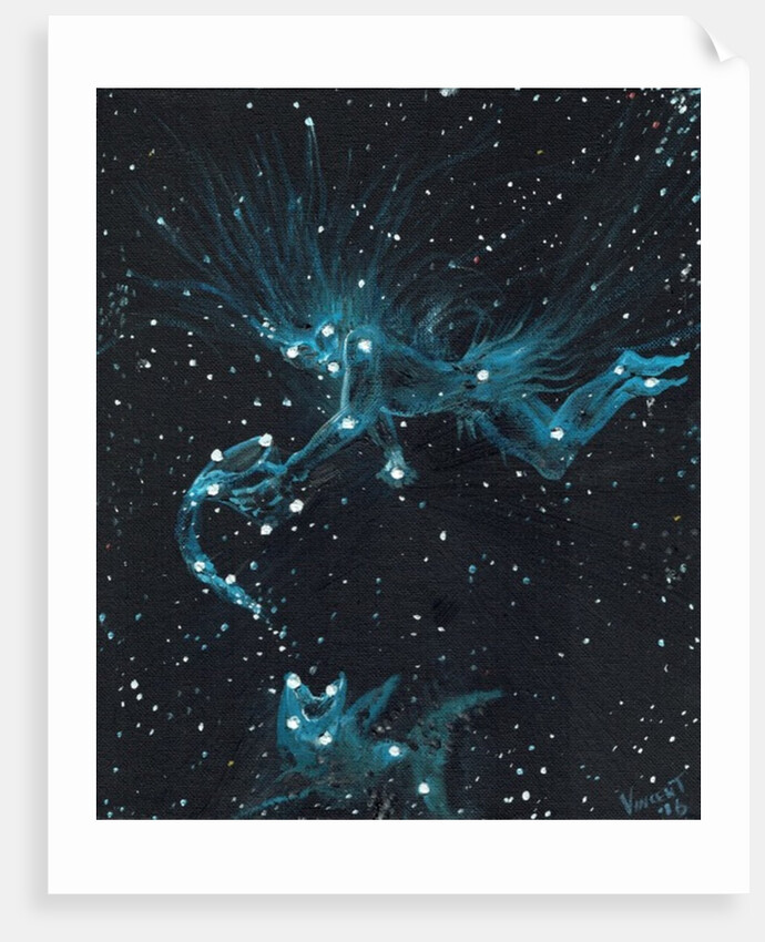 Star sign Aquarius, 2016 by Vincent Alexander Booth