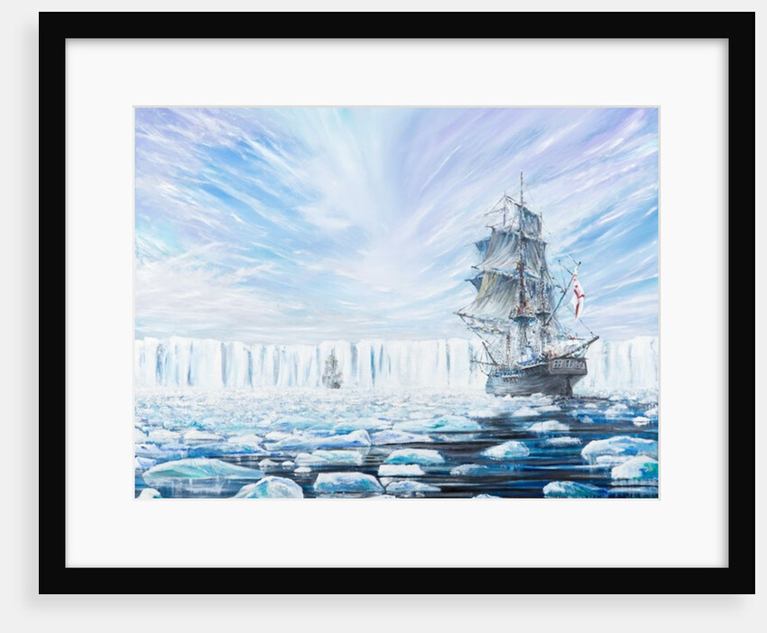 James Clark Ross discovers Antarctic Ice Shelf Jan 1841, 2016 by Vincent Alexander Booth