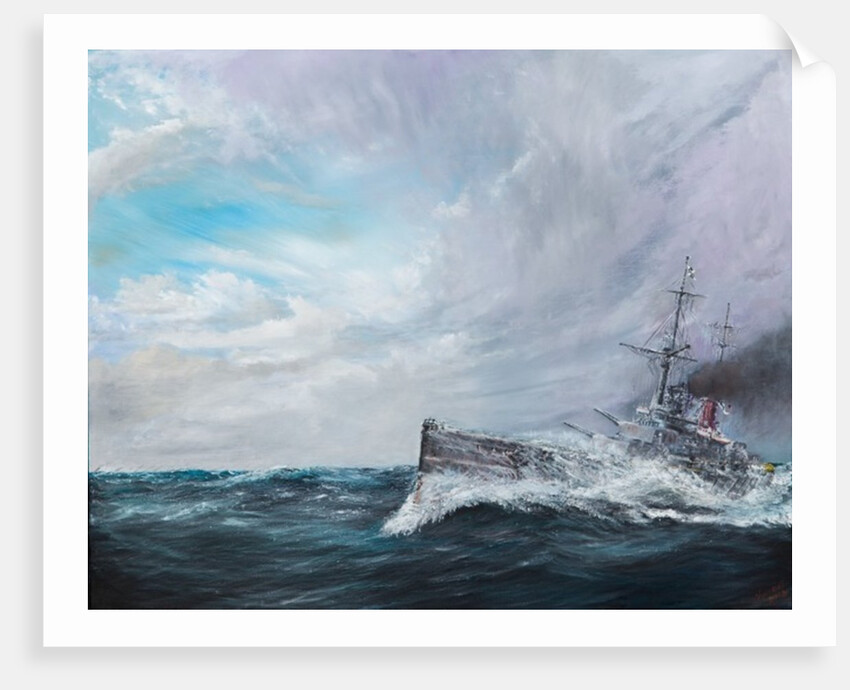 Iron Dog's Brother SMS Lutzow 1916, 2016 by Vincent Alexander Booth