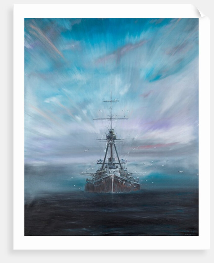 Iron Dog - SMS Derfflinger 1917, 2016 by Vincent Alexander Booth