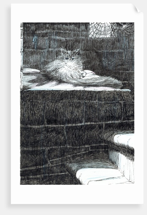 The Castle in the Forest of Findhorn, Monty window, 2006 by Vincent Alexander Booth