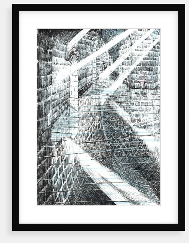 The Castle in the Forest of Findhorn, sunrays, 2006 by Vincent Alexander Booth