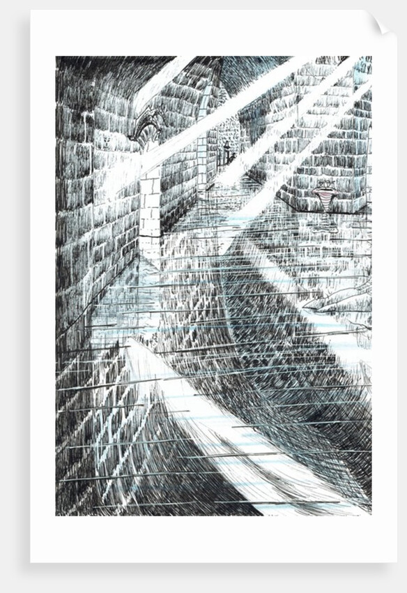 The Castle in the Forest of Findhorn, sunrays, 2006 by Vincent Alexander Booth