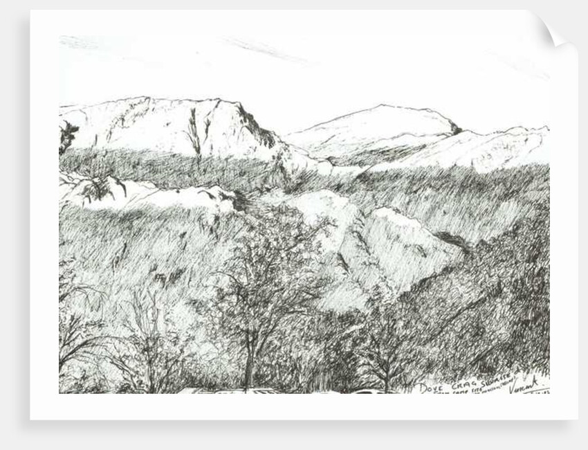 Dove Crag at Sunrise, 2003 by Vincent Alexander Booth