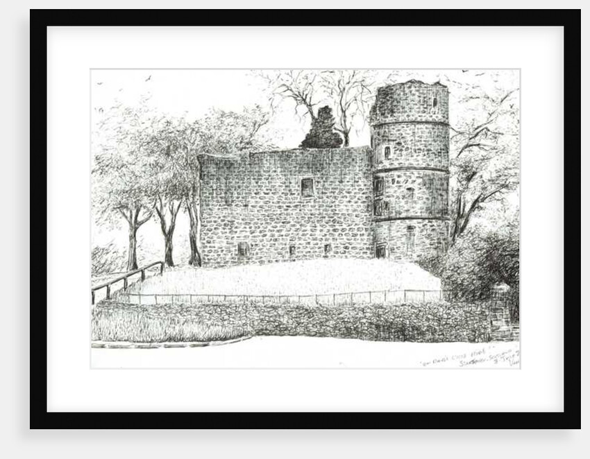 Ruin at Strathaven, 2012 by Vincent Alexander Booth