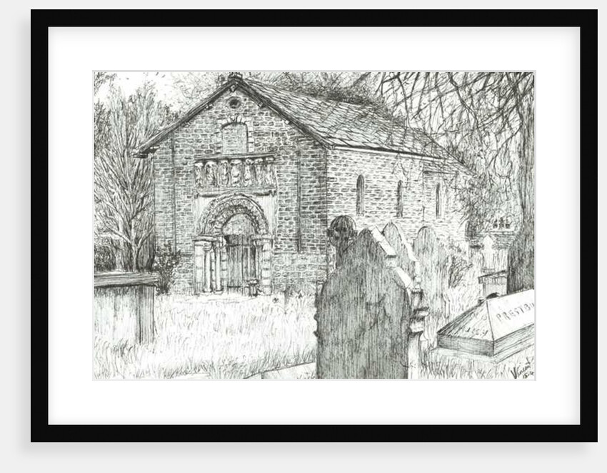 Old Church, Prestbury, 2009 by Vincent Alexander Booth