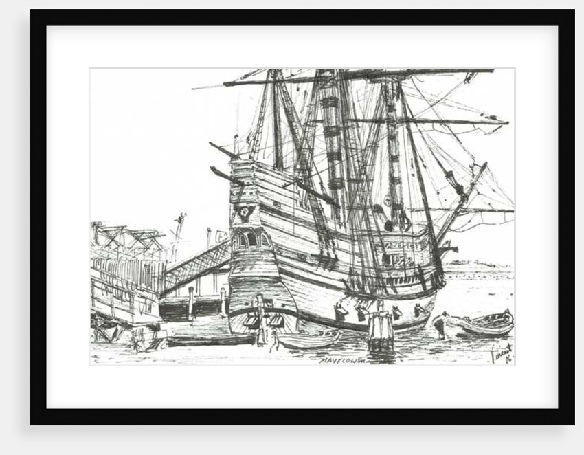 The Mayflower Plymouth Massachusetts USA by Vincent Alexander Booth