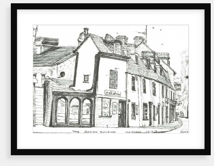 Tilting buildings Cambridge, 2003 by Vincent Alexander Booth