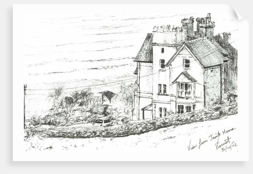 The Jesuit House on the Welsh coast, 2005 by Vincent Alexander Booth