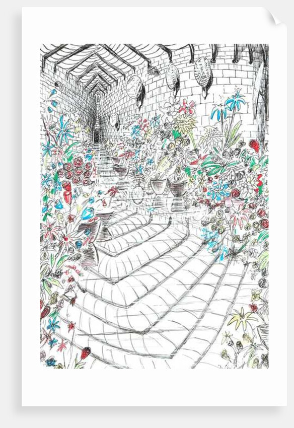 The Castle in the Forest of Findhorn, flower room, 2006, by Vincent Alexander Booth