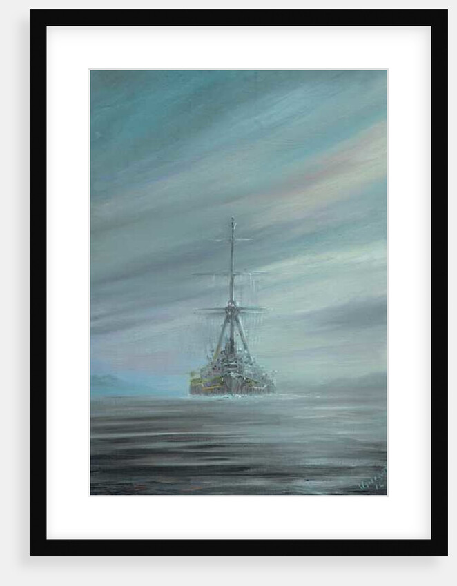 SMS Derfflinger Scapa Flow 1919, 2016 by Vincent Alexander Booth