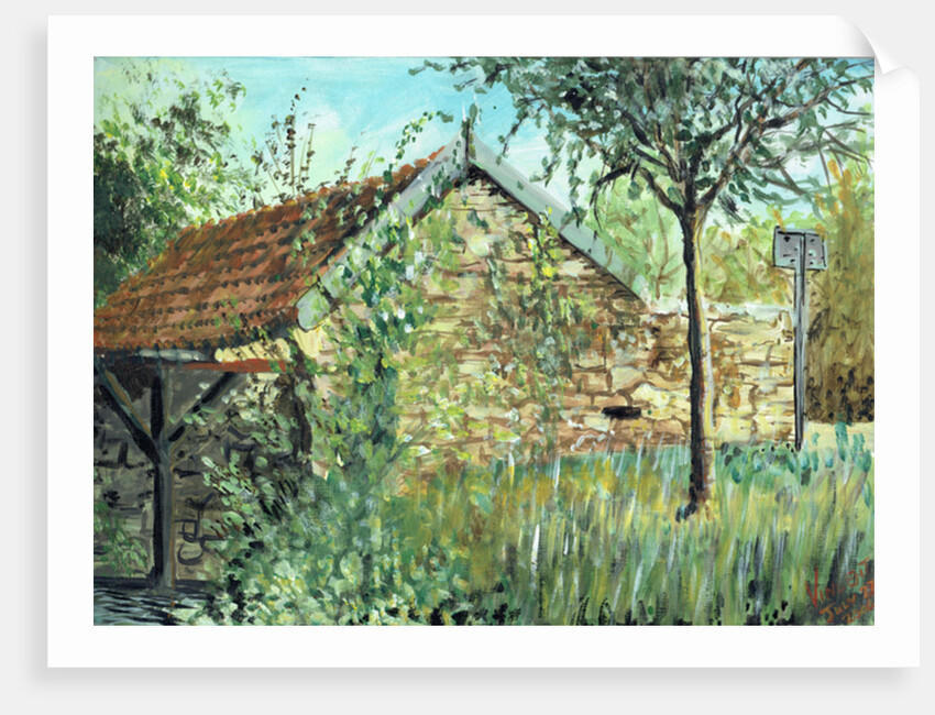 Wash Hut in Laignes, 2006 by Vincent Alexander Booth