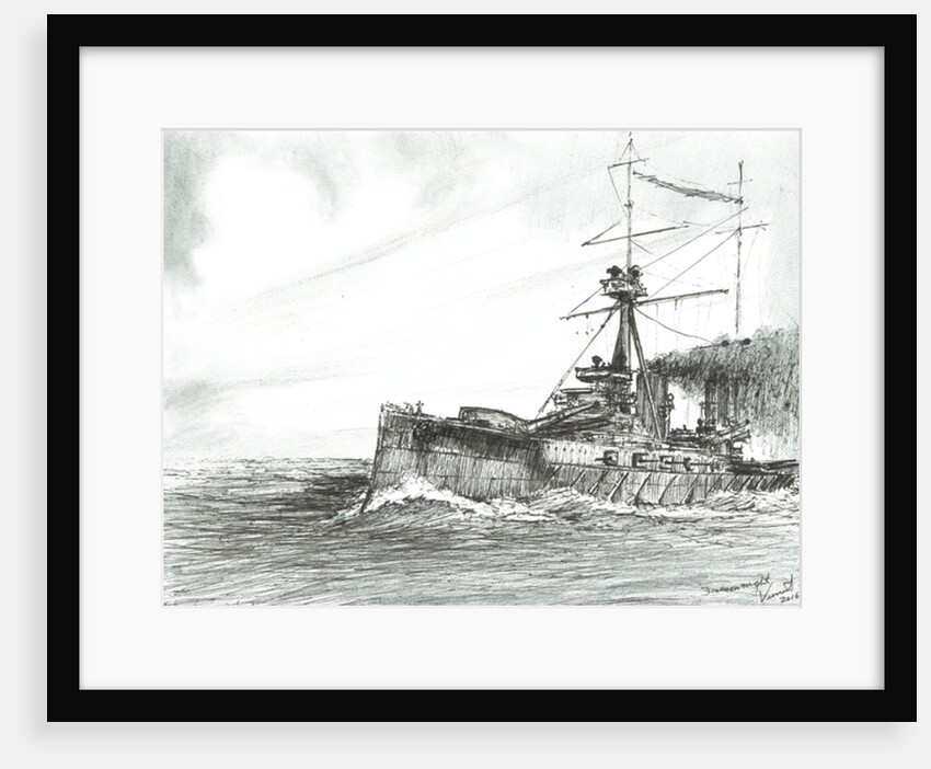 HMS Dreadnought at sea, 2017 by Vincent Alexander Booth