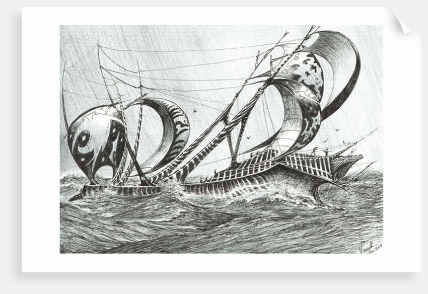 Storm creators Tyrrhenian Sea, 2018 by Vincent Alexander Booth