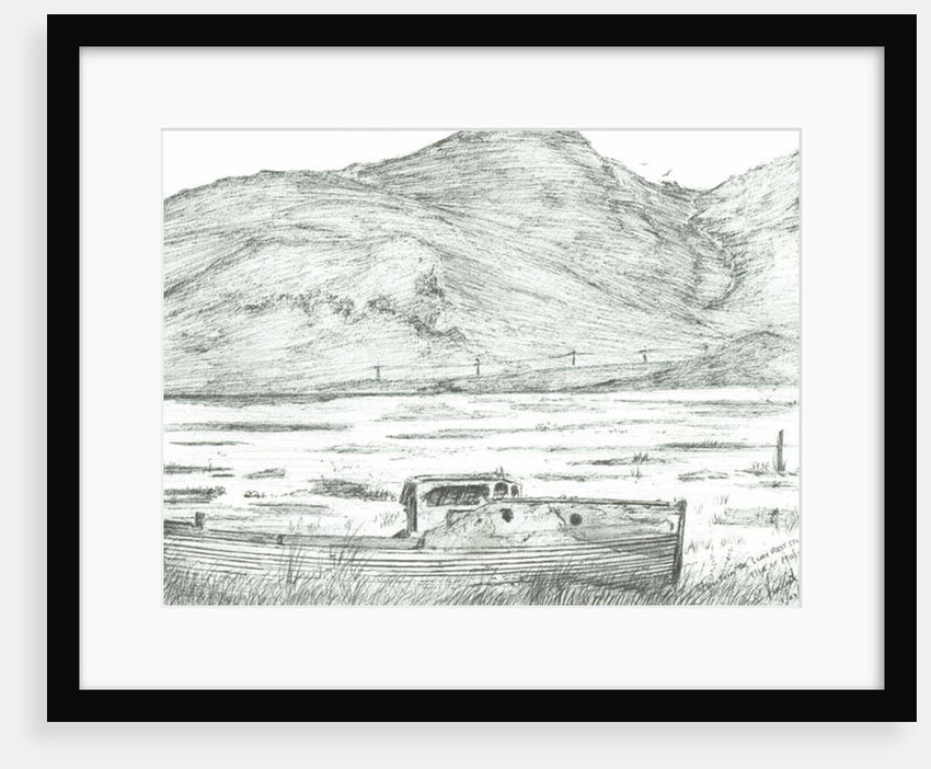 Boat on dry land, Isle of Mull, 2007 by Vincent Alexander Booth