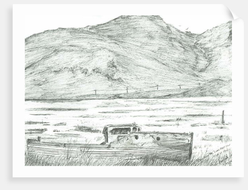 Boat on dry land, Isle of Mull, 2007 by Vincent Alexander Booth