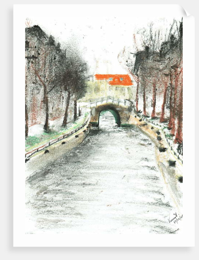 Holland, canal view, 2005 by Vincent Alexander Booth
