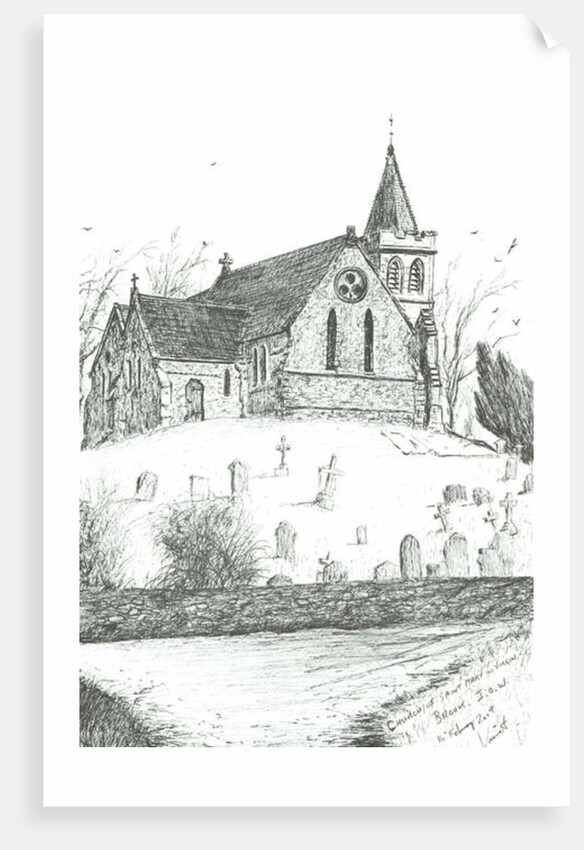 Church of St Mary the Virgin, Brook, I.O.W., 2009 by Vincent Alexander Booth