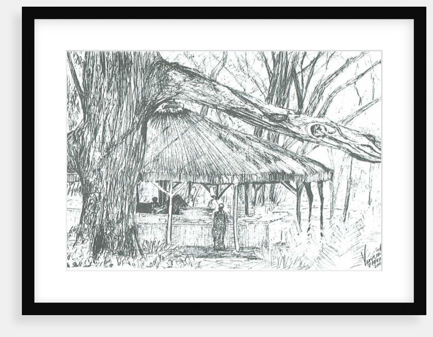 Outdoor bar, lake Naivasha, 2006 by Vincent Alexander Booth