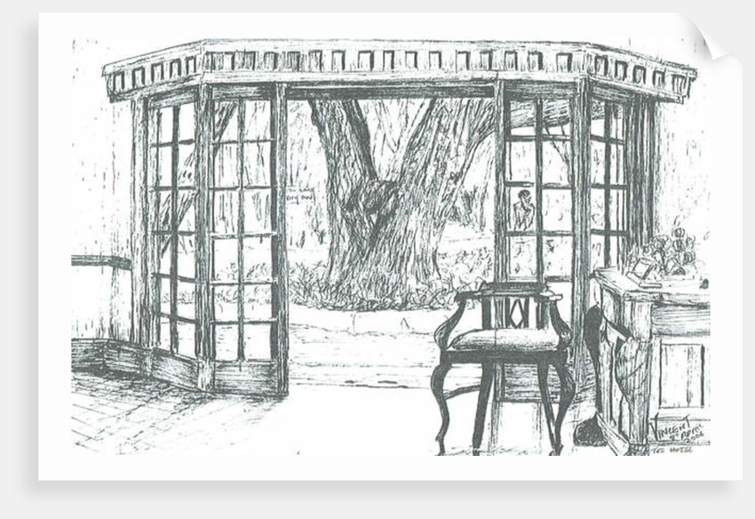 Hotel reception at Lake Naivasha, Kenya, 2006 by Vincent Alexander Booth