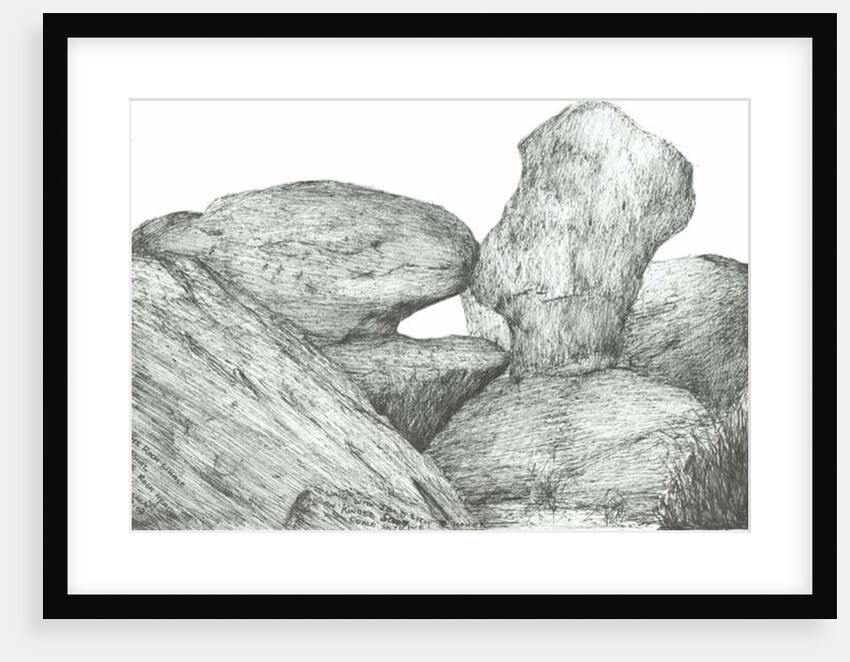 Kissing rocks on Kinder Scout, 2007 by Vincent Alexander Booth