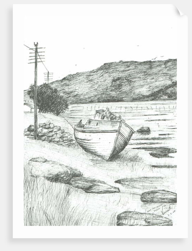 Half way across Isle of Mull, 2007 by Vincent Alexander Booth