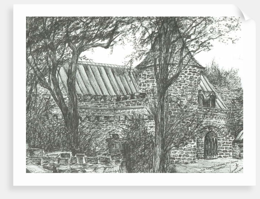 Church on road to Oban, 2007 by Vincent Alexander Booth