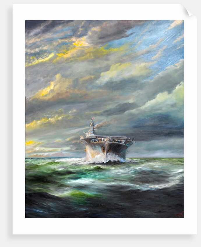 USS Enterprise returns to Pearl, 2019 by Vincent Alexander Booth